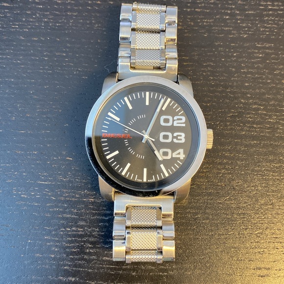 Diesel Men's Black Dial Stainless Steel Watch - Picture 2 of 4